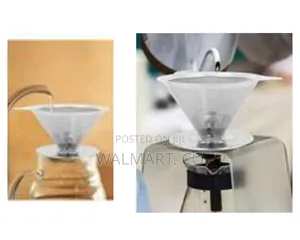 Reusable Stainless Steel Cone Pour Over Coffee Filter/Dripper