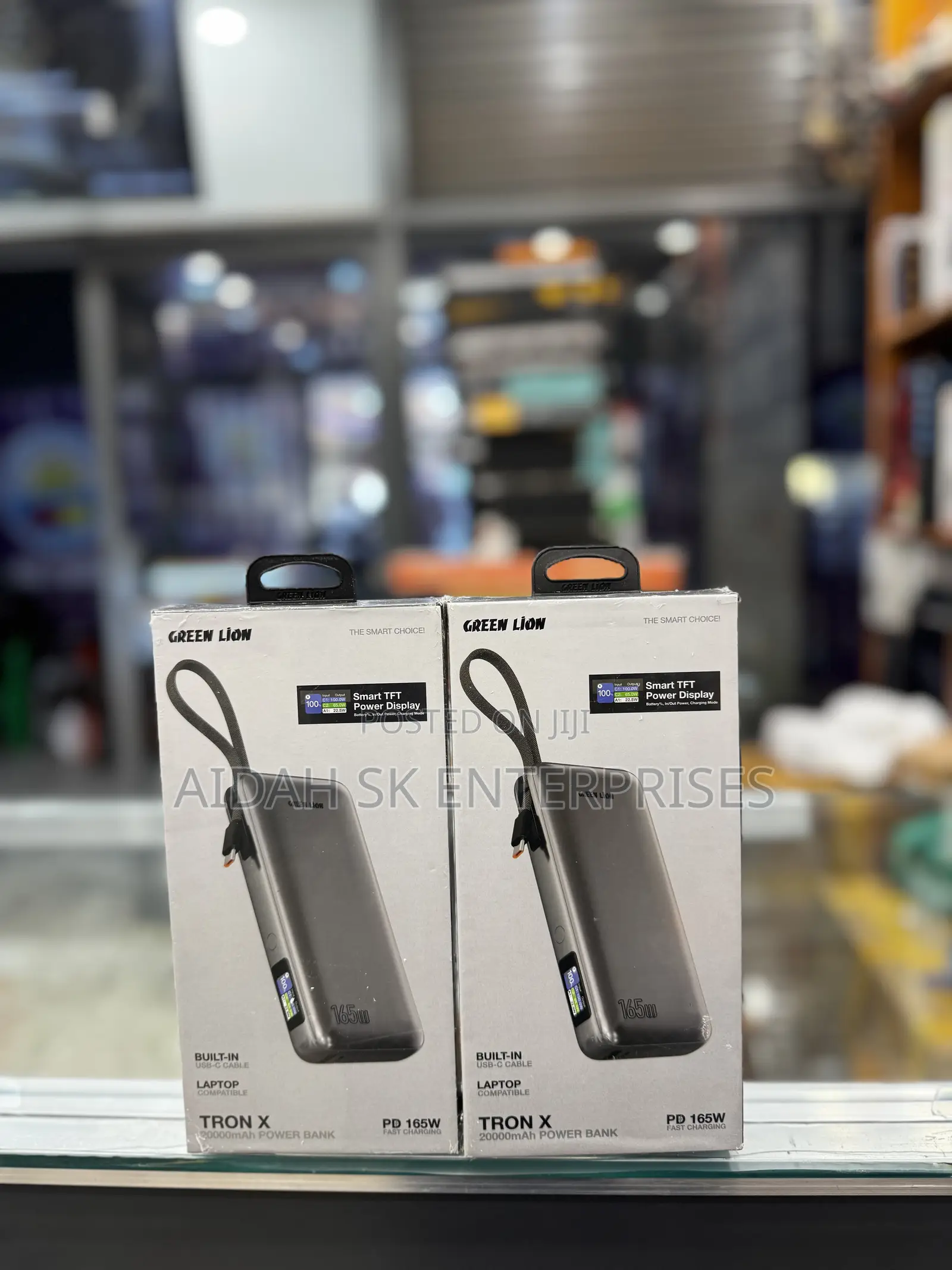Green Lion Tron X 20000mah Power Bank With 165w Power Delivery