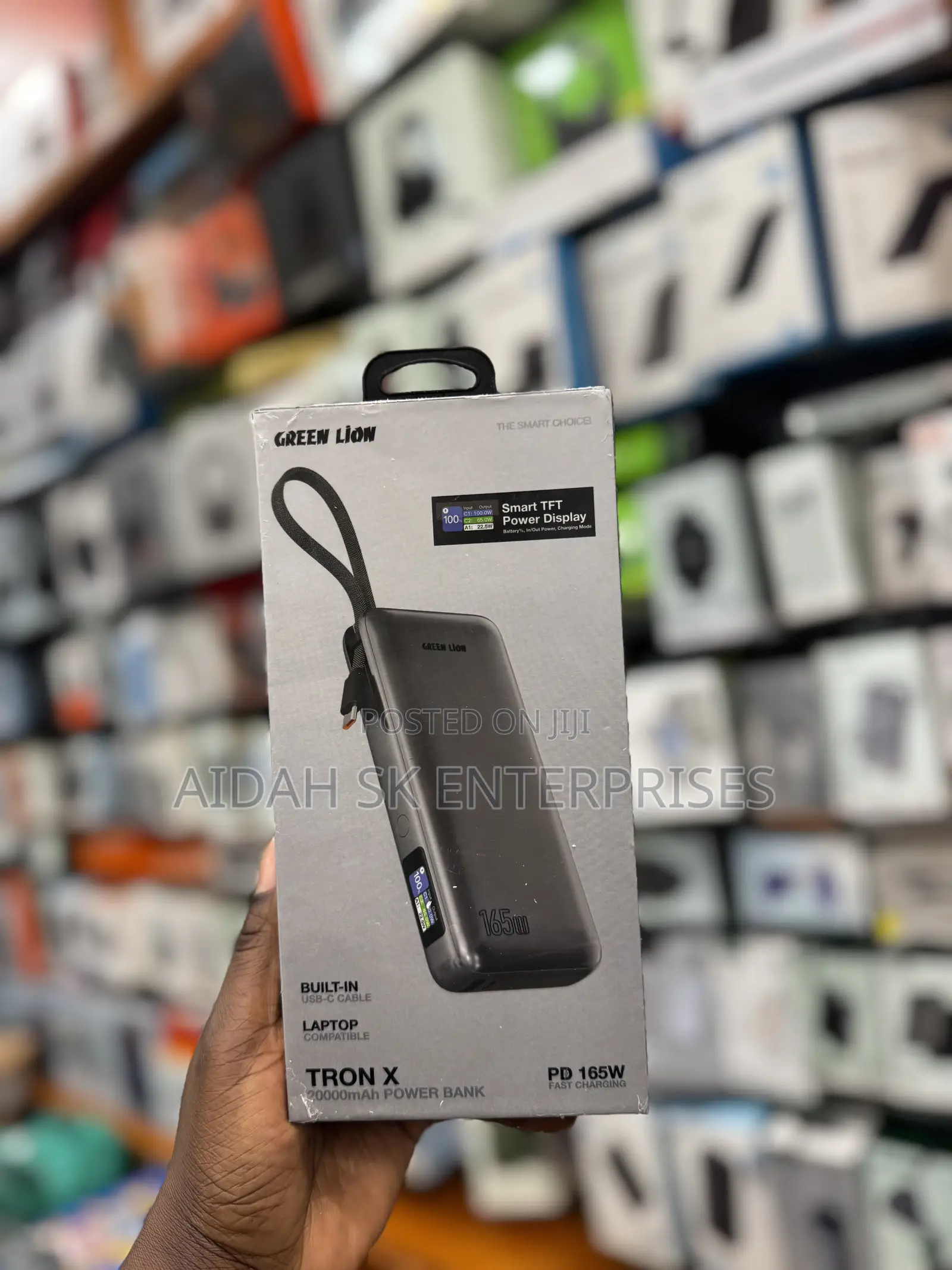 Green Lion Tron X 20000mah Power Bank With 165w Power Delivery