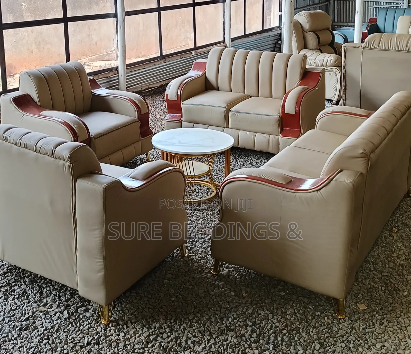 6 Sitters Watson Leather Sofa