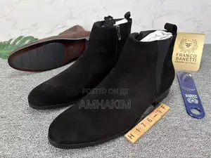 Classic Men Franco Banetti Suede Chelsea Boots In Stock