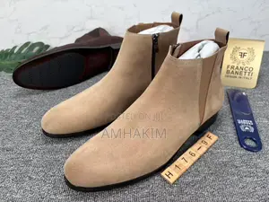 Classic Men Franco Banetti Suede Chelsea Boots In Stock