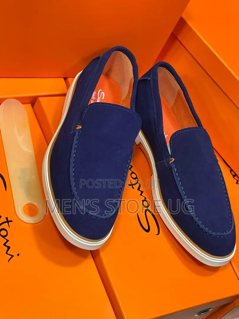 Men’S Premium Luxurious Santoni Suede Loafers Available in 3 Colors