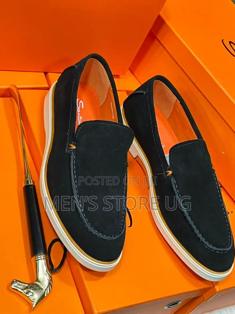 Men’S Premium Luxurious Santoni Suede Loafers Available in 3 Colors