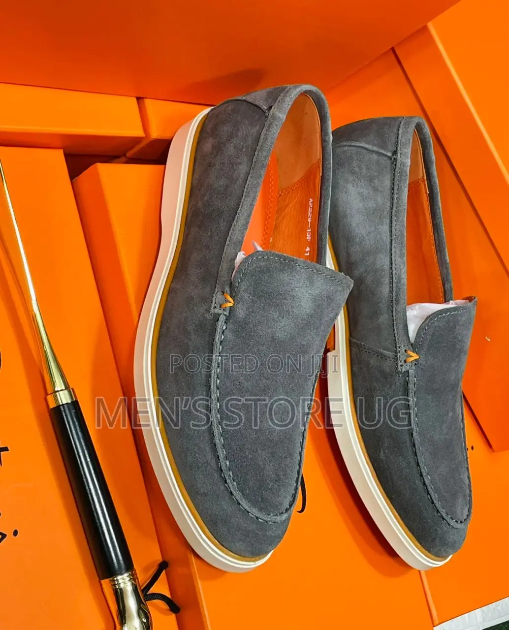 Men’S Premium Luxurious Santoni Suede Loafers Available in 3 Colors