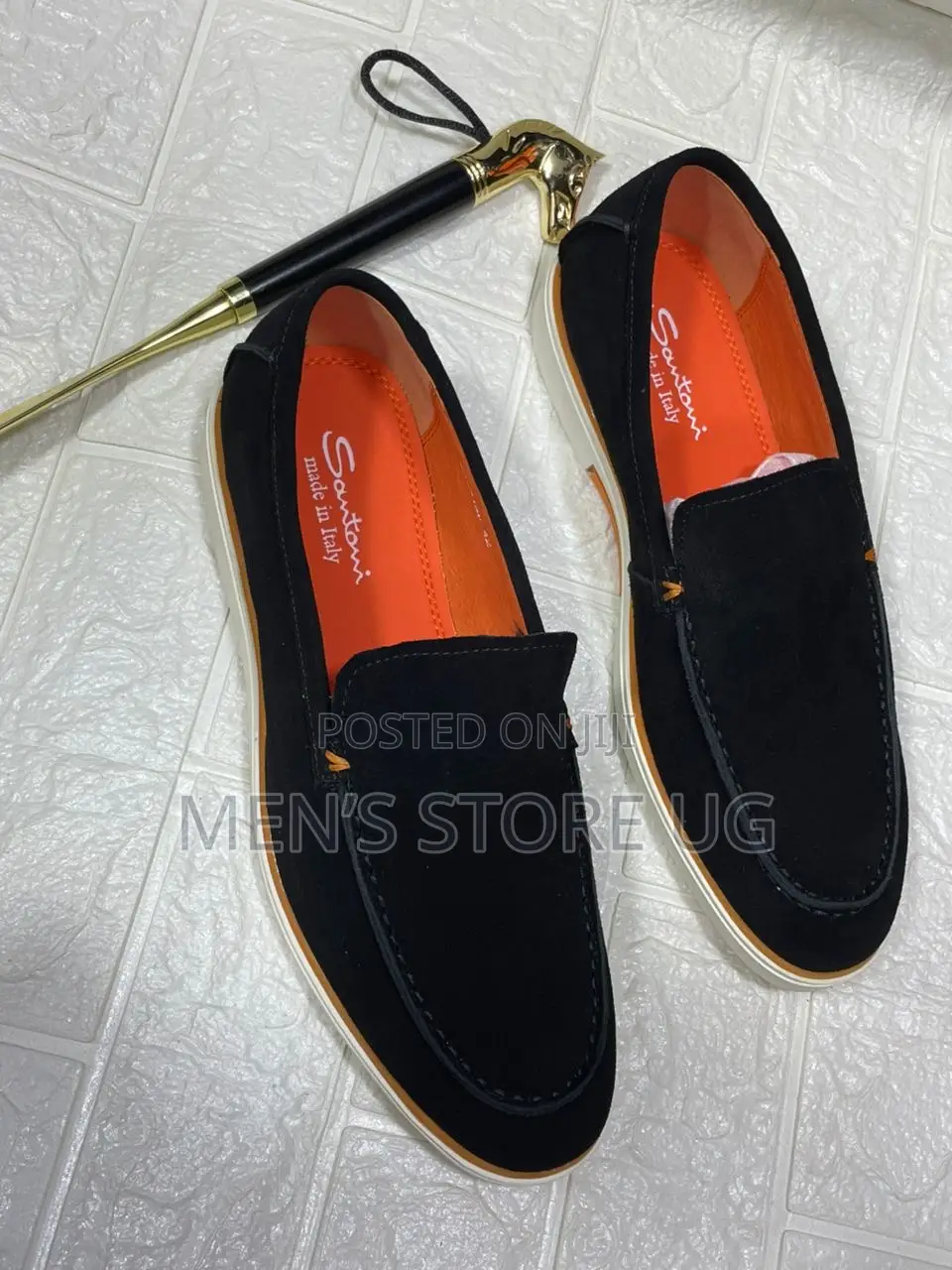 Men’S Premium Luxurious Santoni Suede Loafers Available in 3 Colors