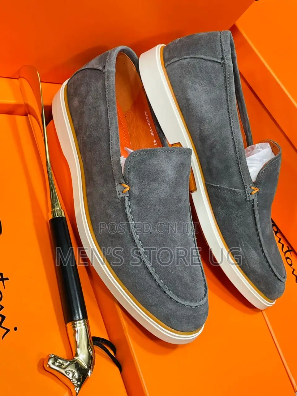 Men’S Premium Luxurious Santoni Suede Loafers Available in 3 Colors