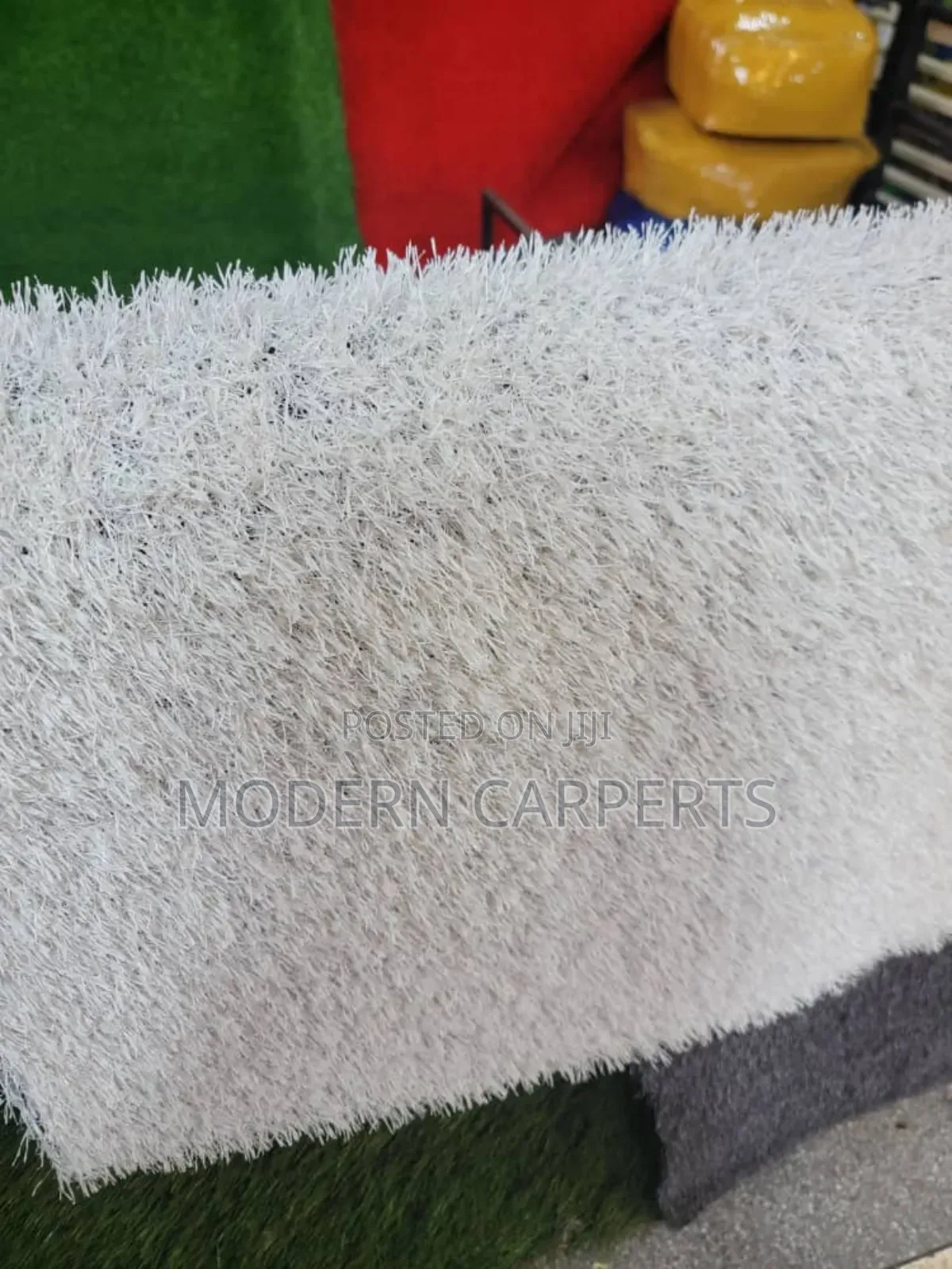 White Artificial Turf