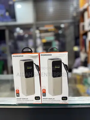 Porodo Smart Display 20000mah Power Bank.