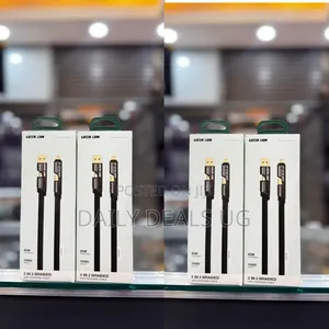 Green Lion 2-in-2 Braided Fast Charging Cable