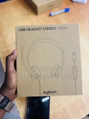 Logitech H650e Business Headset With Noise Cancelling Mic
