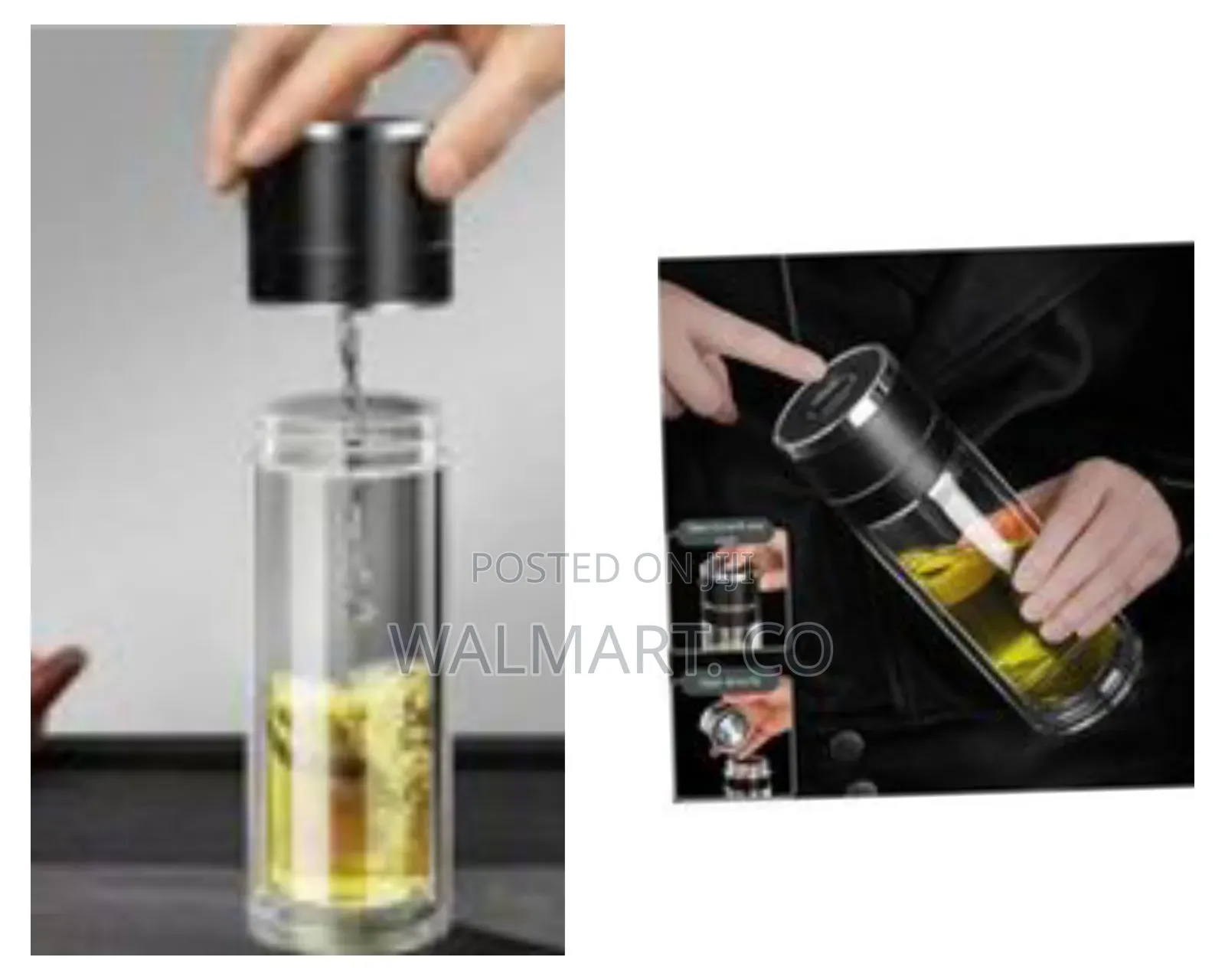 380ml Elegant Double Walled Glass Tea Infuser