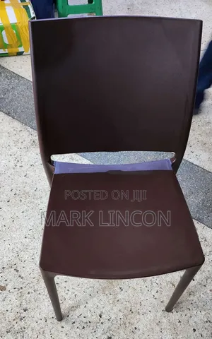 Dark Brown Plastic Chair, Durable and Versatile