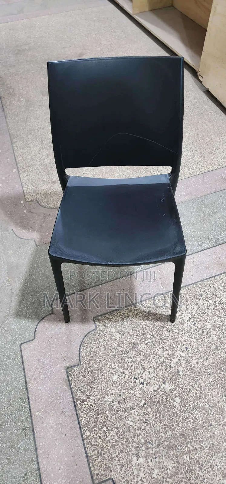 Dark Brown Plastic Chair, Durable and Versatile