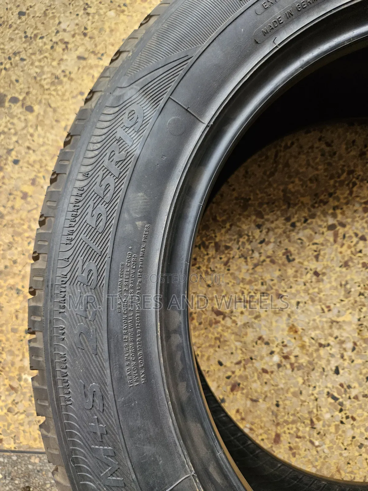 255 55 R19 In The Brand Of Goodyear 4rm Germany One Of Strongest Types