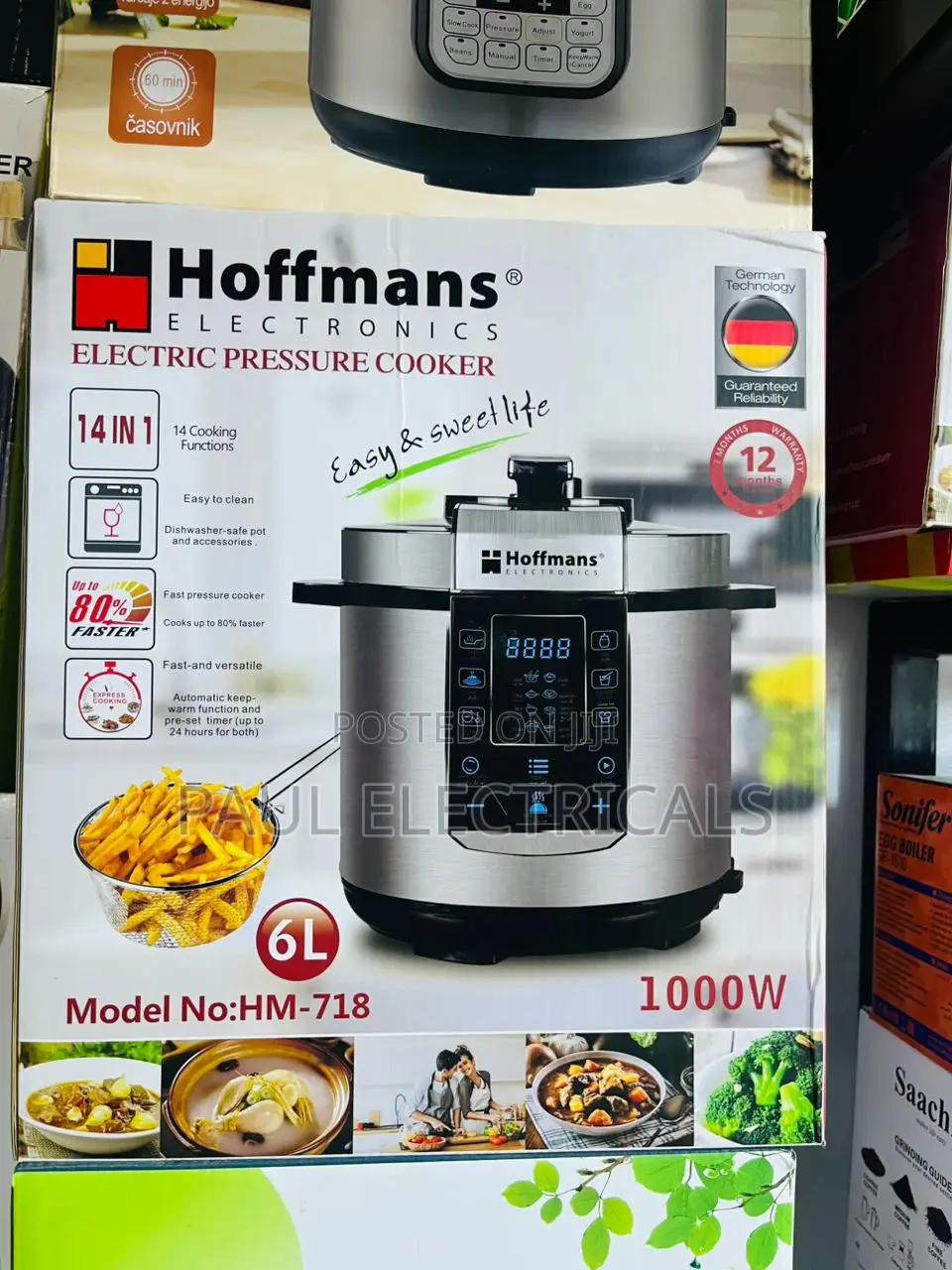 Pressure Cooker Hoffman 6l Steamer