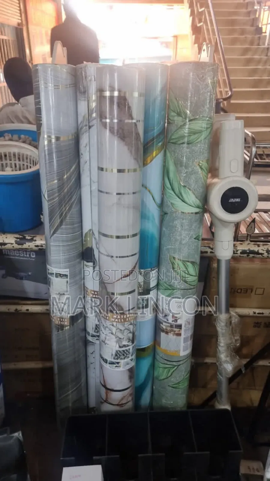 Roll of Self-Adhesive Uv Coated Marble Sheets