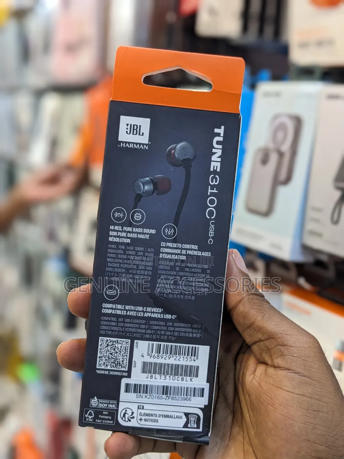 Jbltune 305c Type-C Earphones