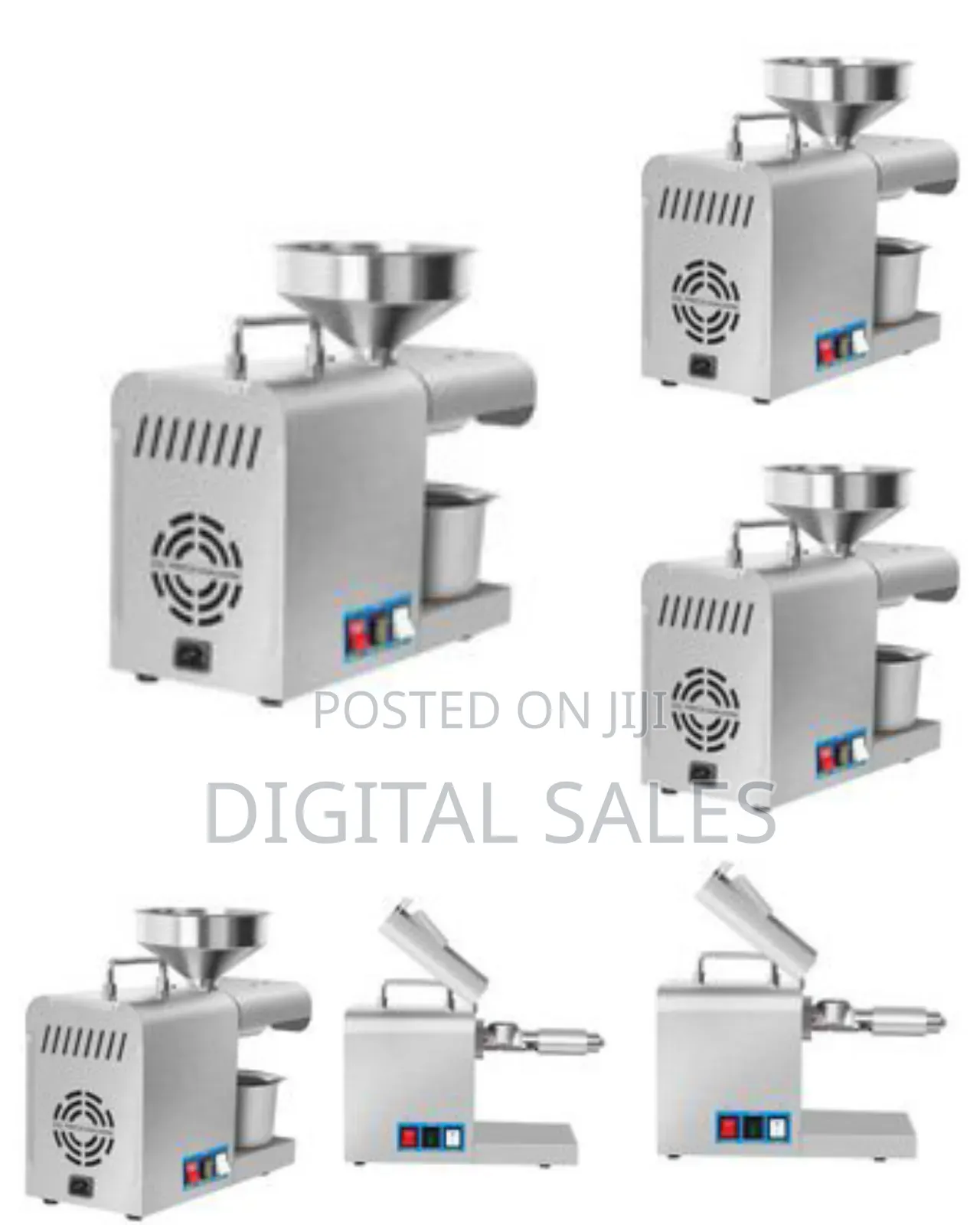 Automatic Oil Press Machine - Silver