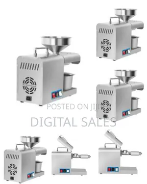 Automatic Oil Press Machine - Silver