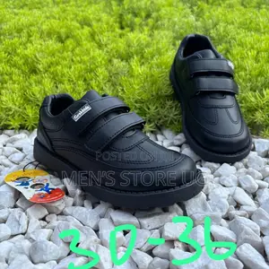 Boys Classic Crab Kids School Shoes Leather Size-25-36