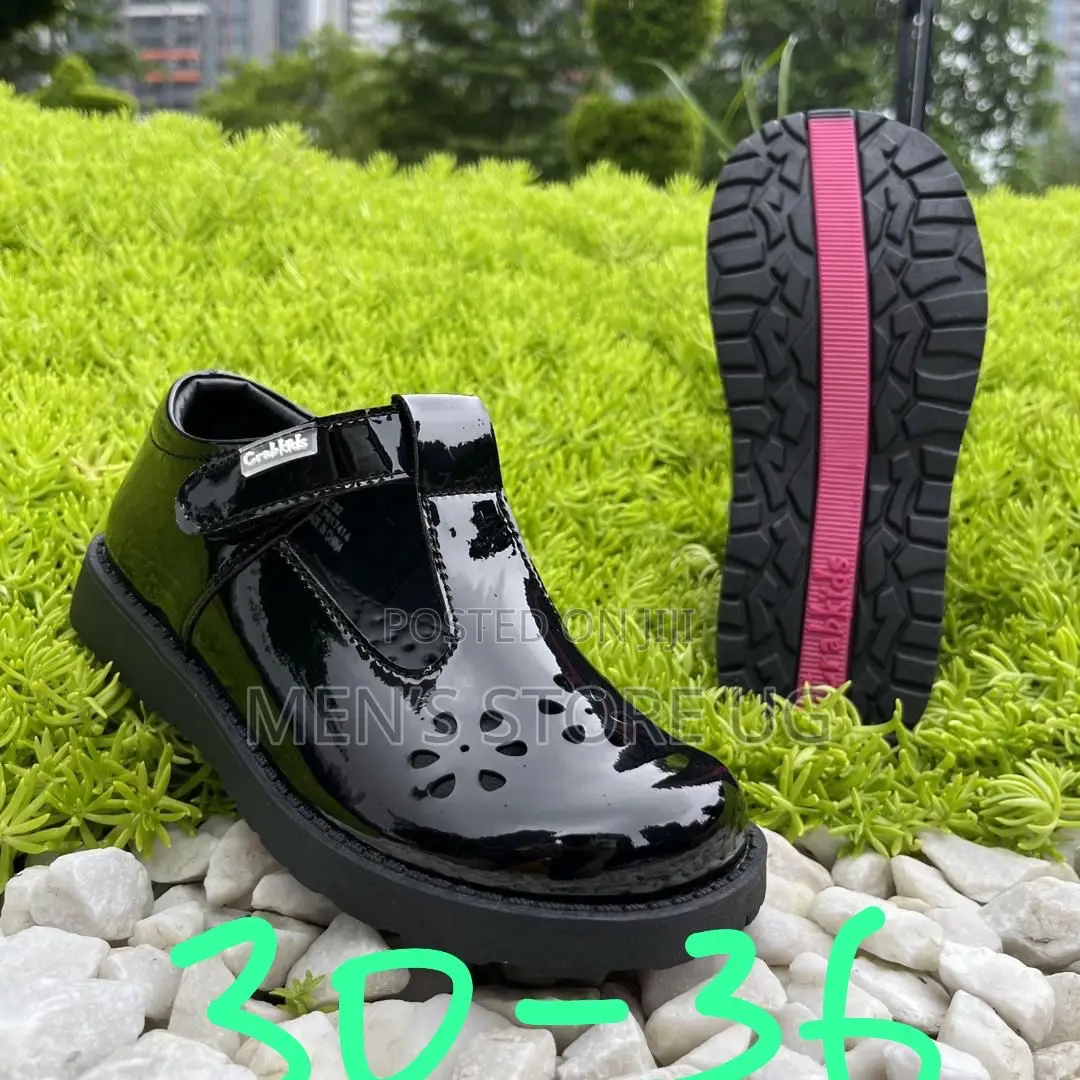 Girls Crab Kids Classic Genuine Authentic School Shoes Size-25-42