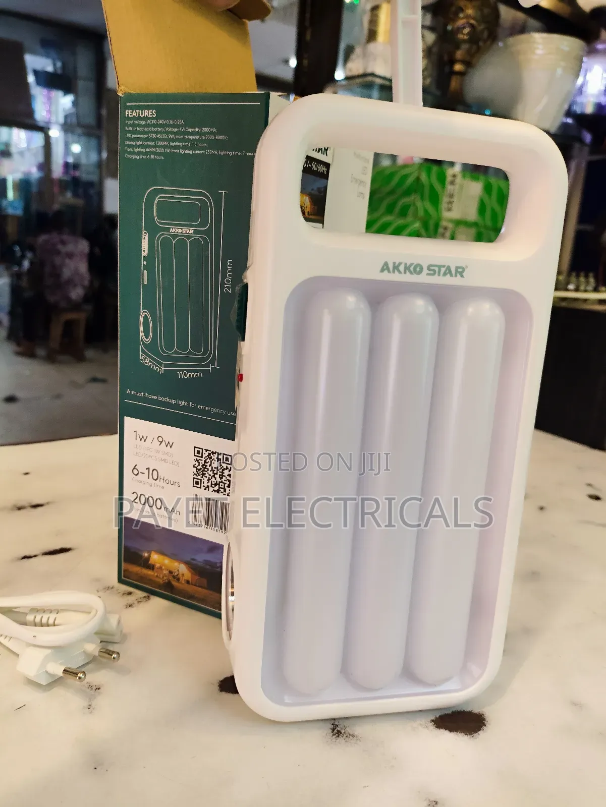 Ako Star Emergency Rechargeable Lamp