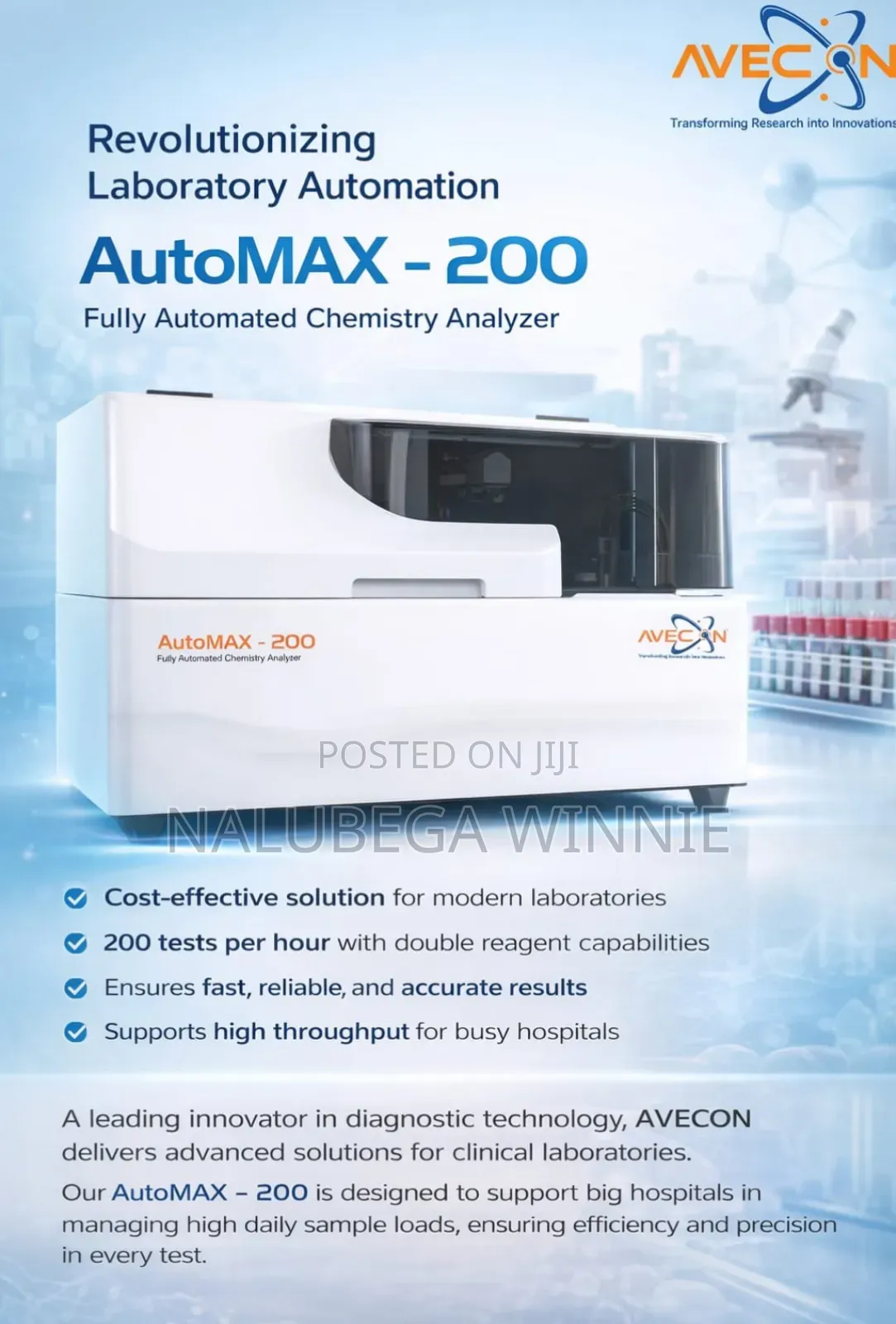 Automated Chemistry Analyzer