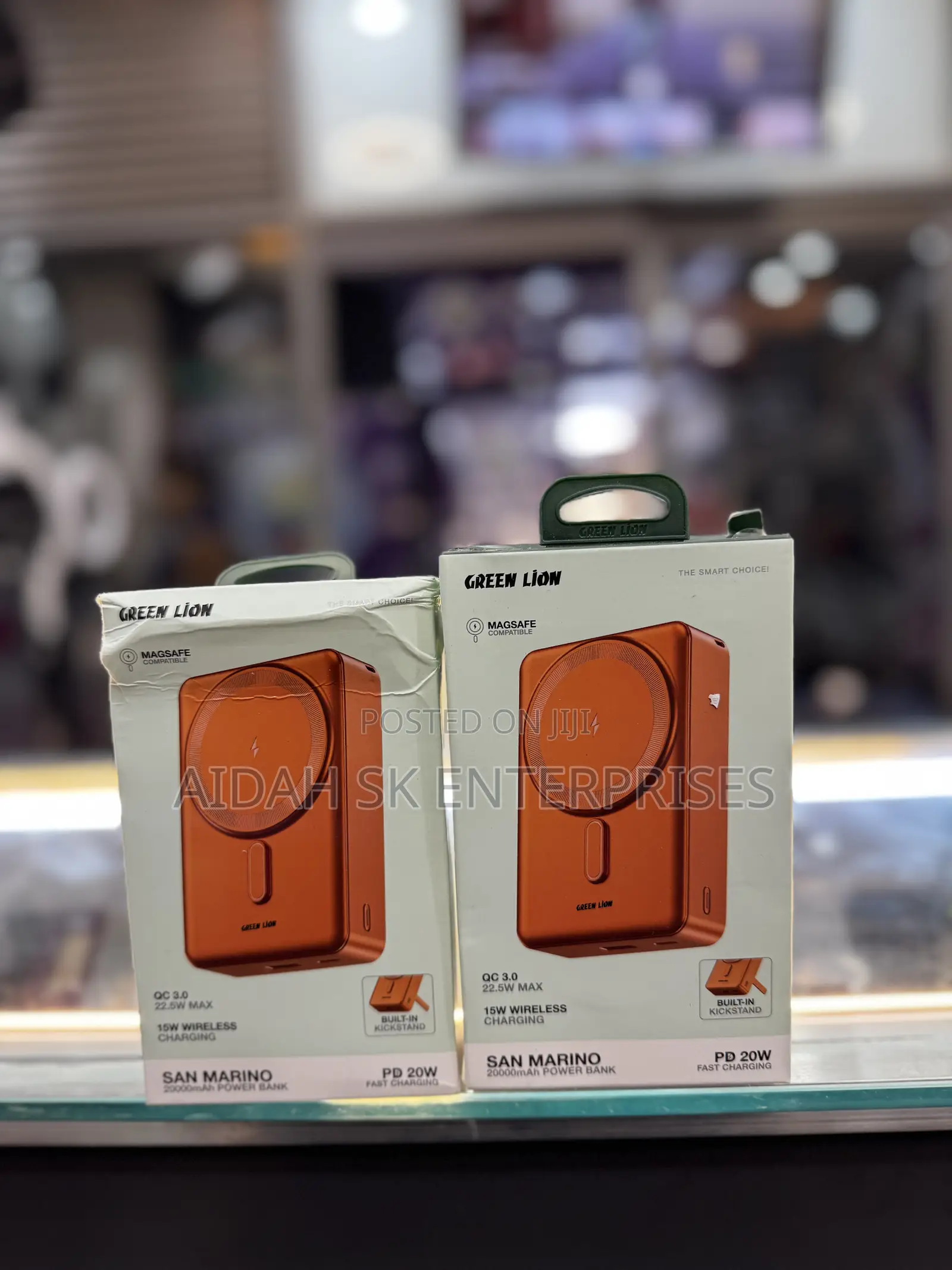 Green Lion San Marino 15w Wirelss Power Bank