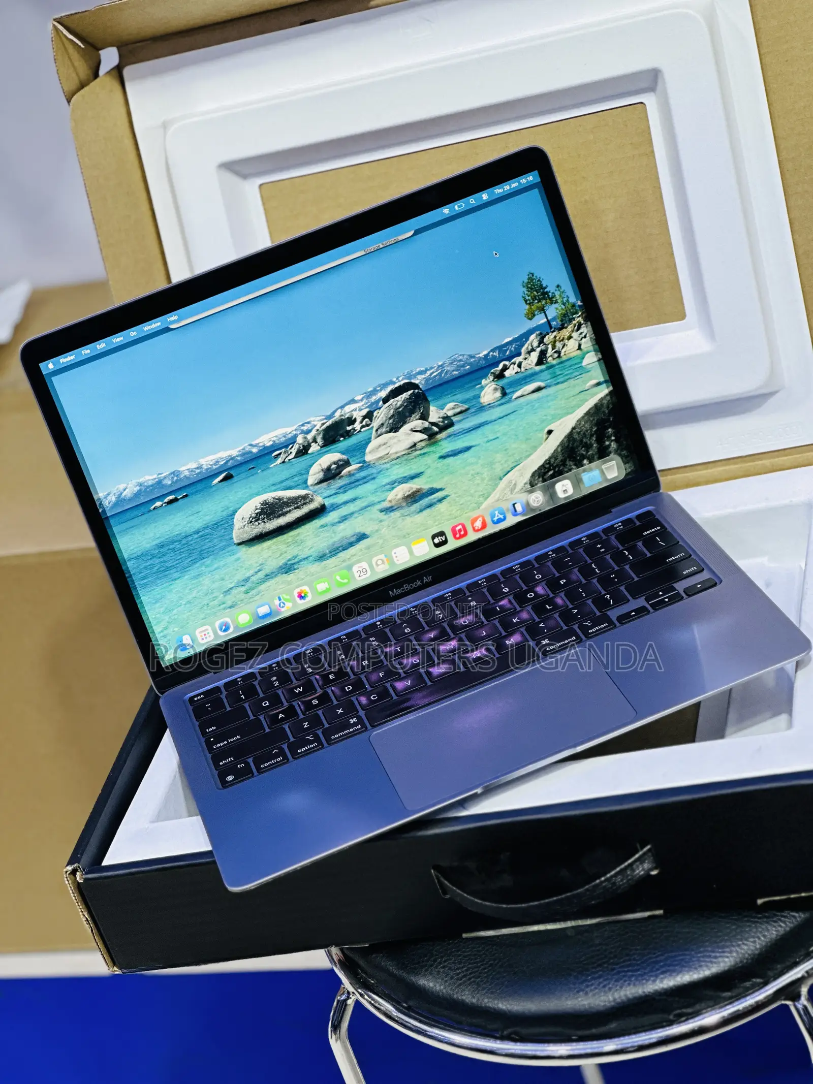 New Laptop Apple MacBook Air 2020 M1 8GB Apple M1 SSD 512GB