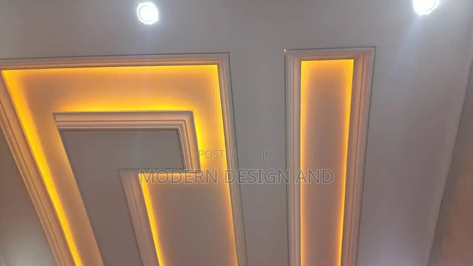 Ceiling Gypsum Warm Lights
