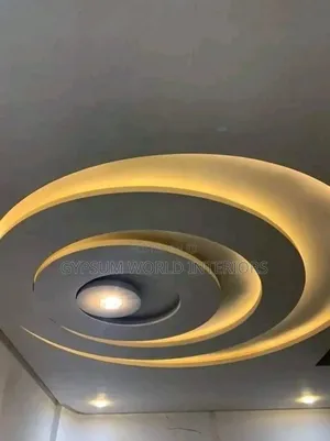 Gypsum Ceiling Circular Designed Bulcate
