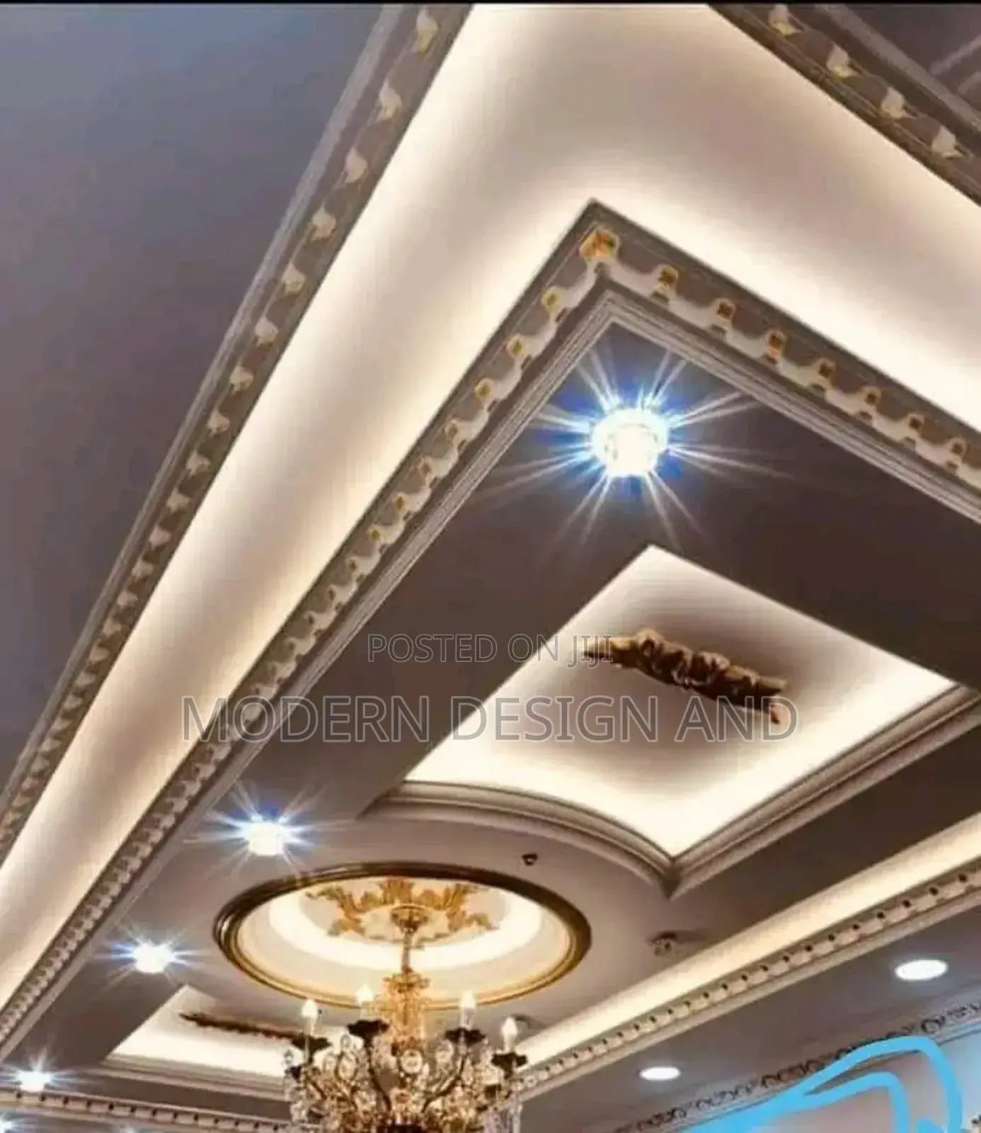 Gypsum Ceiling Circular Designed Bulcate