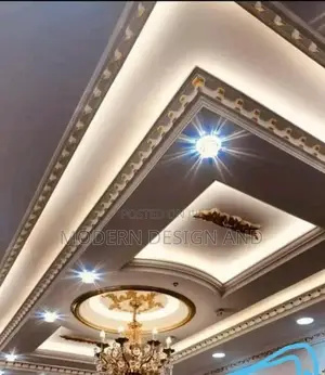 Gypsum Ceiling Circular Designed Bulcate