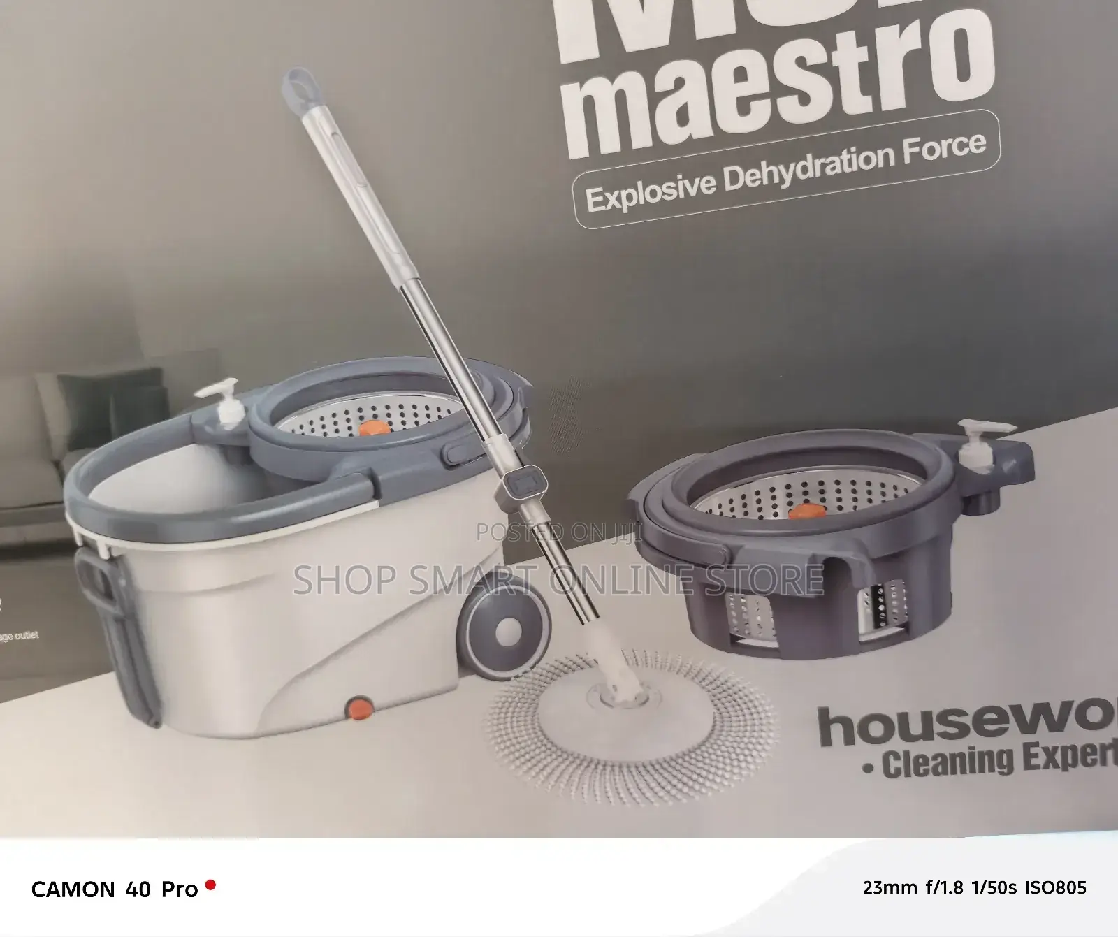 Sedentary Plastic Mopping Bucket