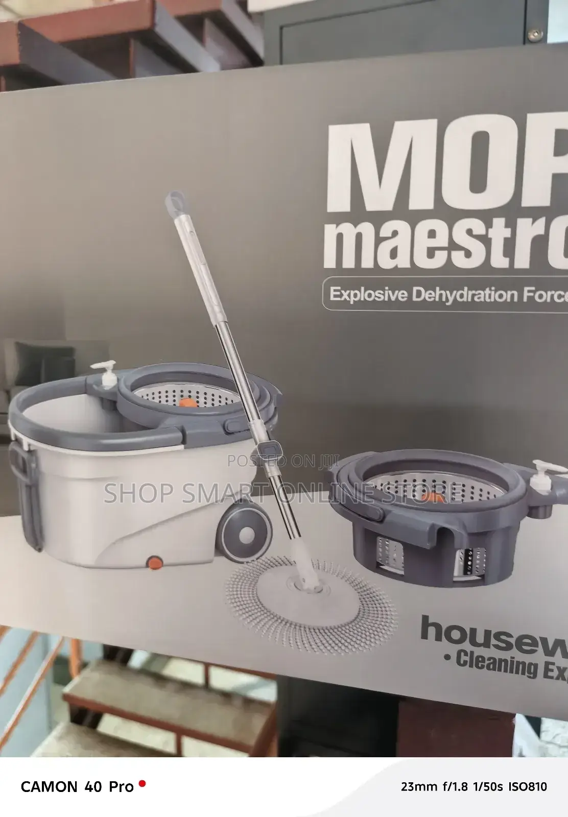 Sedentary Plastic Mopping Bucket