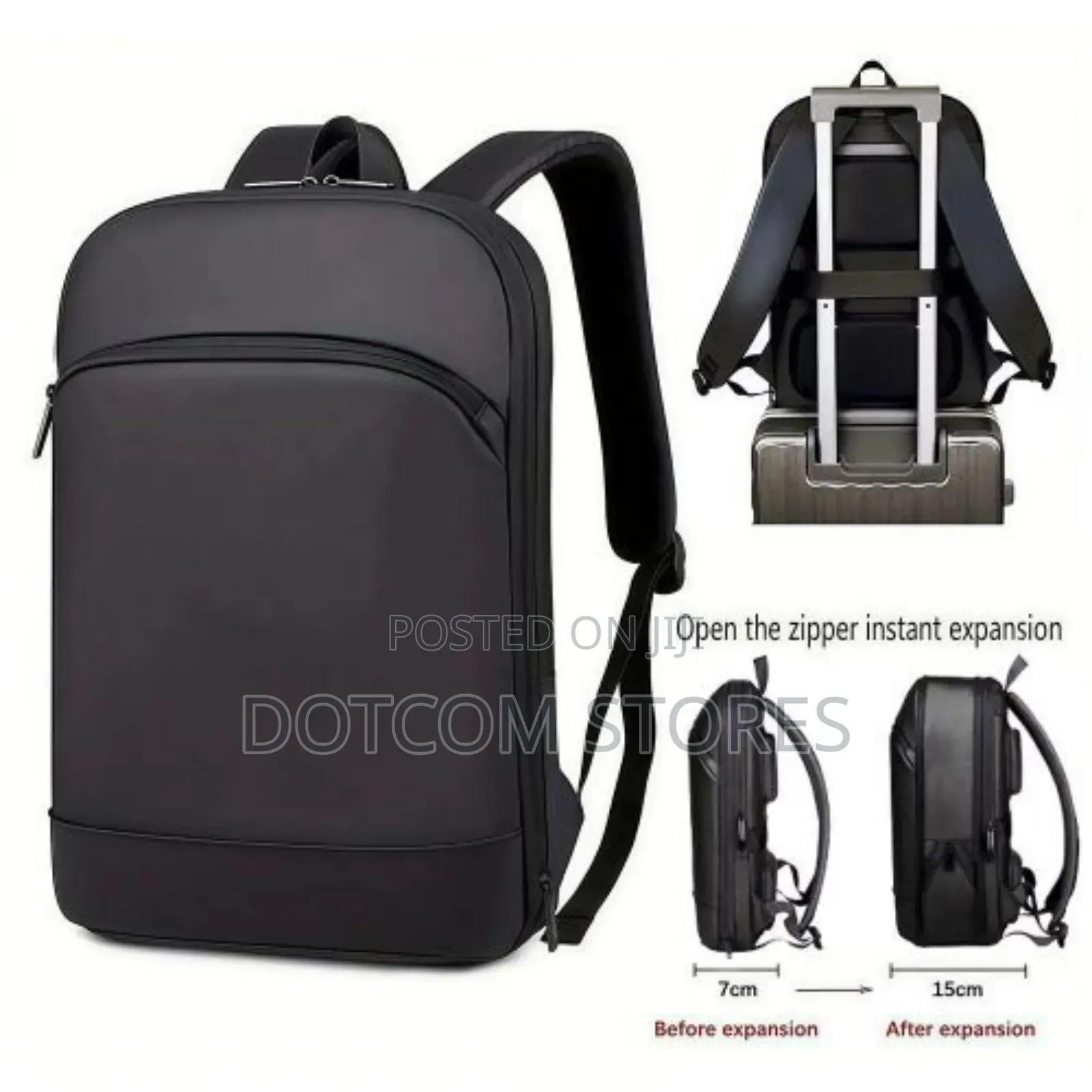 35l 16.5 Inch Expandable Travel Waterproof Durable Backpack Bag
