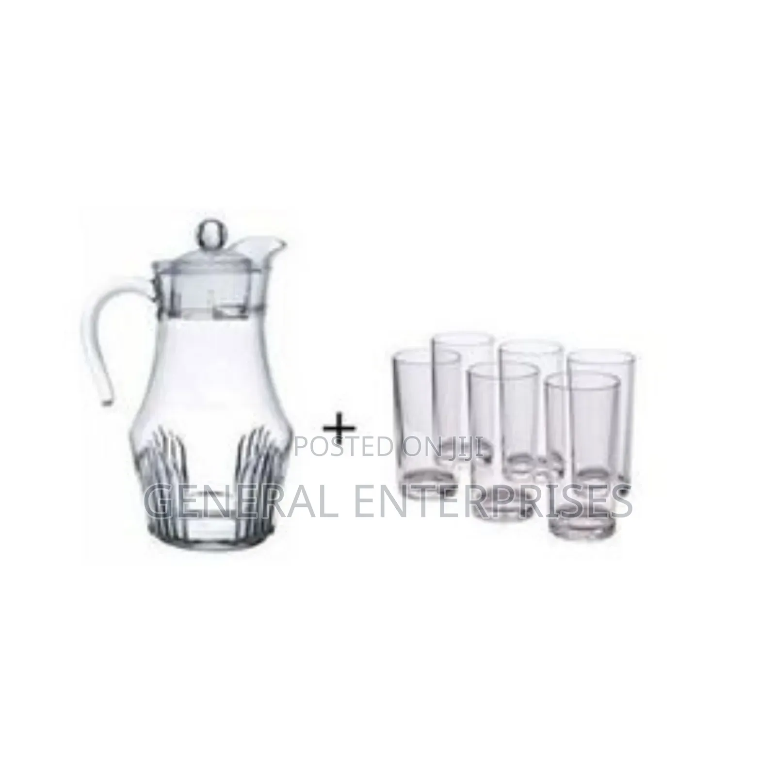 Jug And 6 Piece Glass