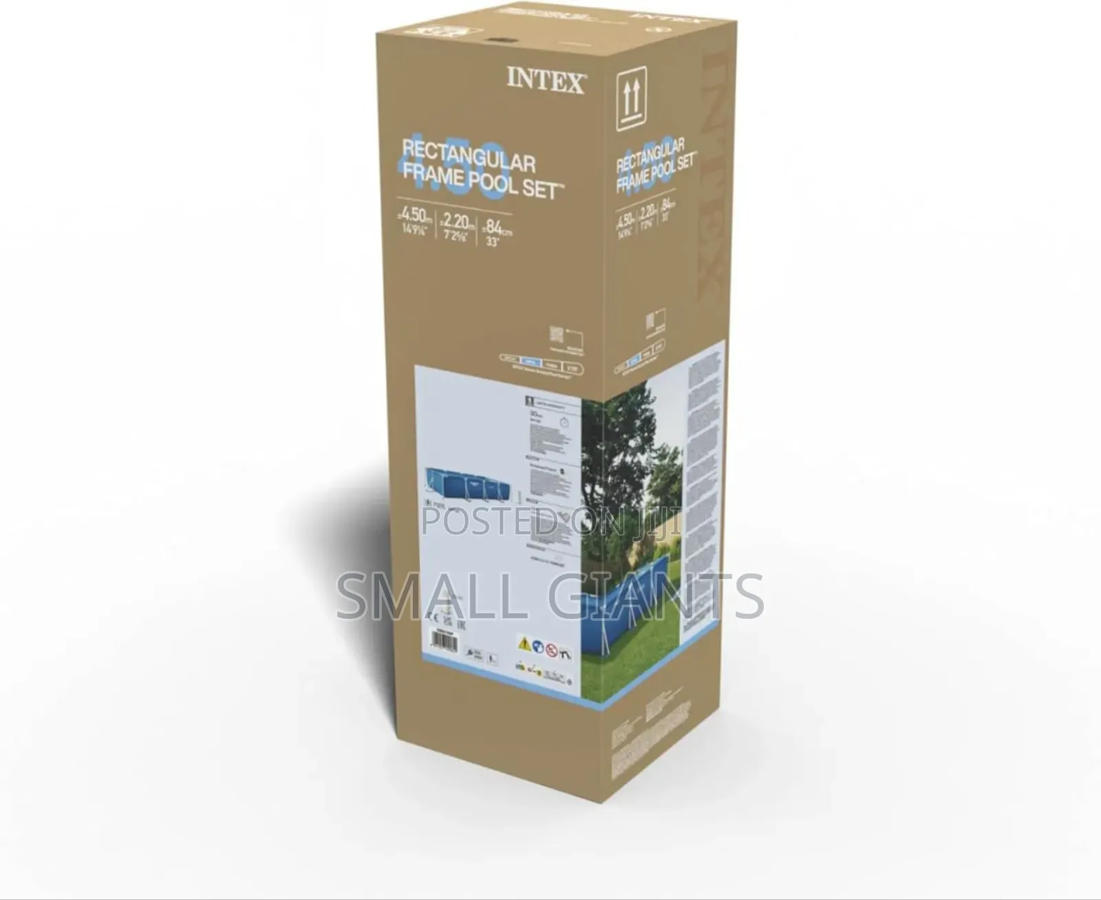 Intex 4.5 M X 2.2 M X 0.84 M Rectangular Frame Pool Set