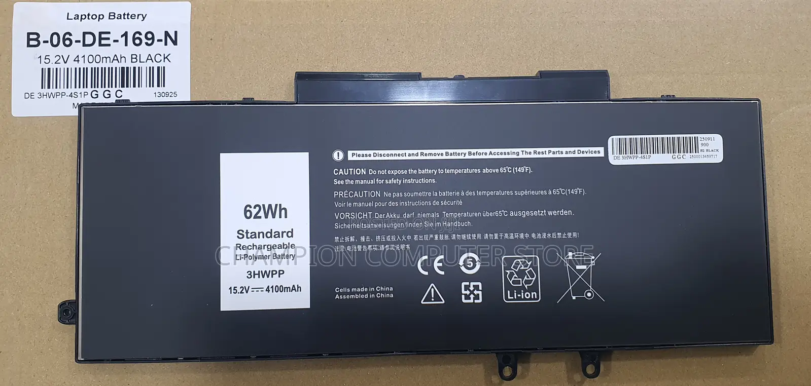 3hwpp Dell for Latitude 5401 5410 5411 5501 5510 5511 Precision 3541