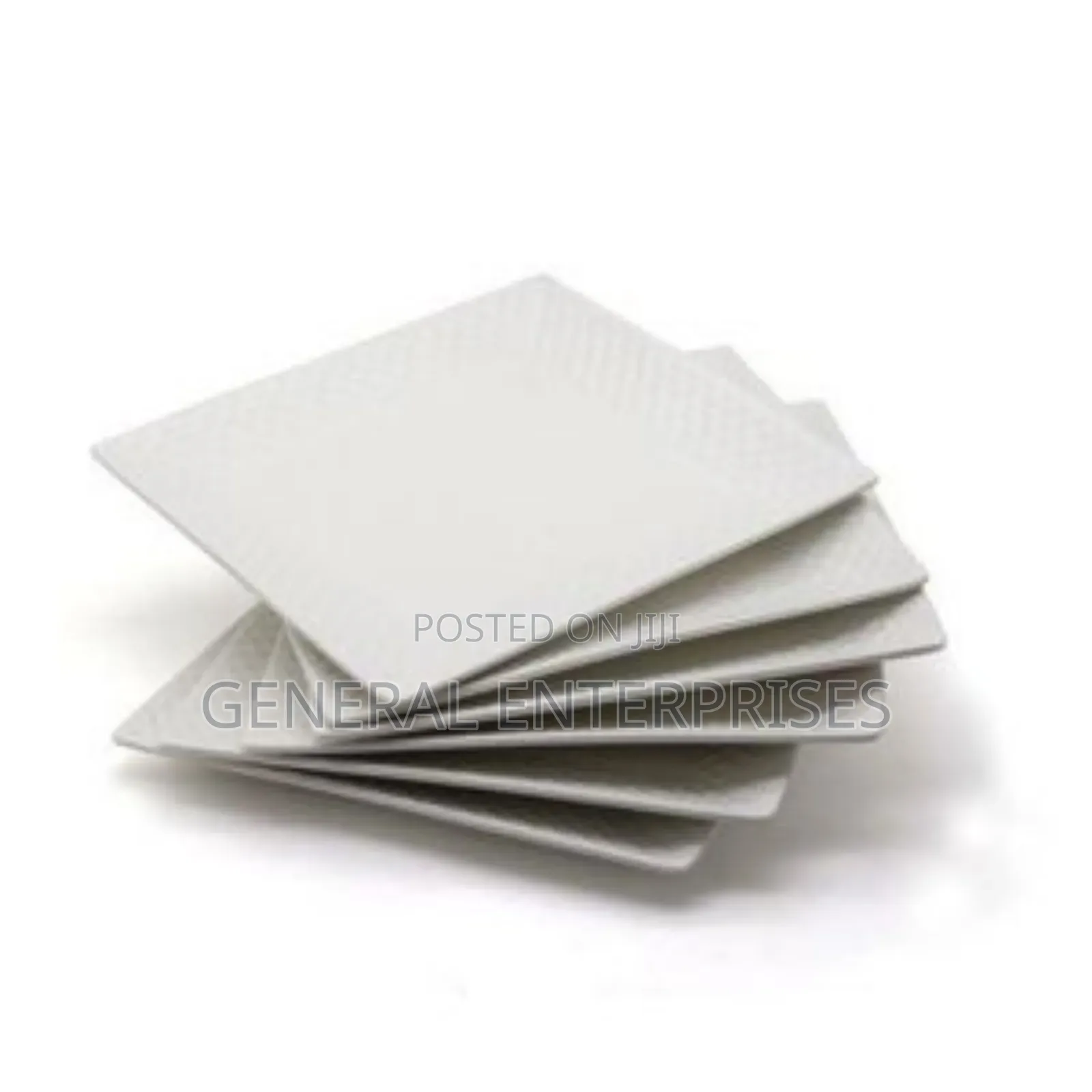 6pc Of Square Checked Dinner Plates