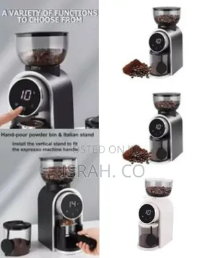 Premium Electric Burr Coffee Grinder With Digital Display