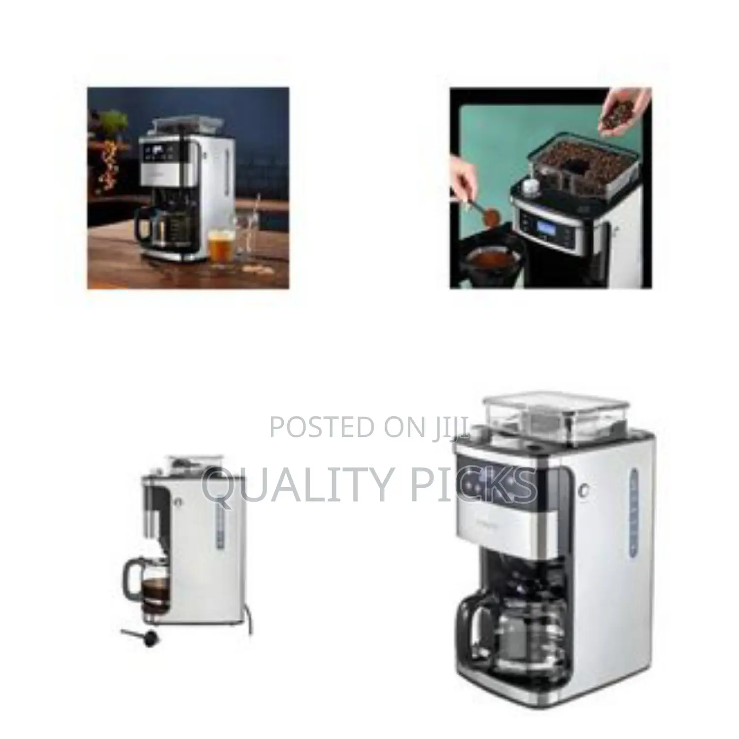 Ambiano Coffee Maker With Grinder and Digital Display.