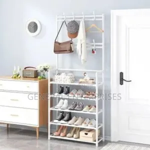 Coat And Hat And Shoe Rack