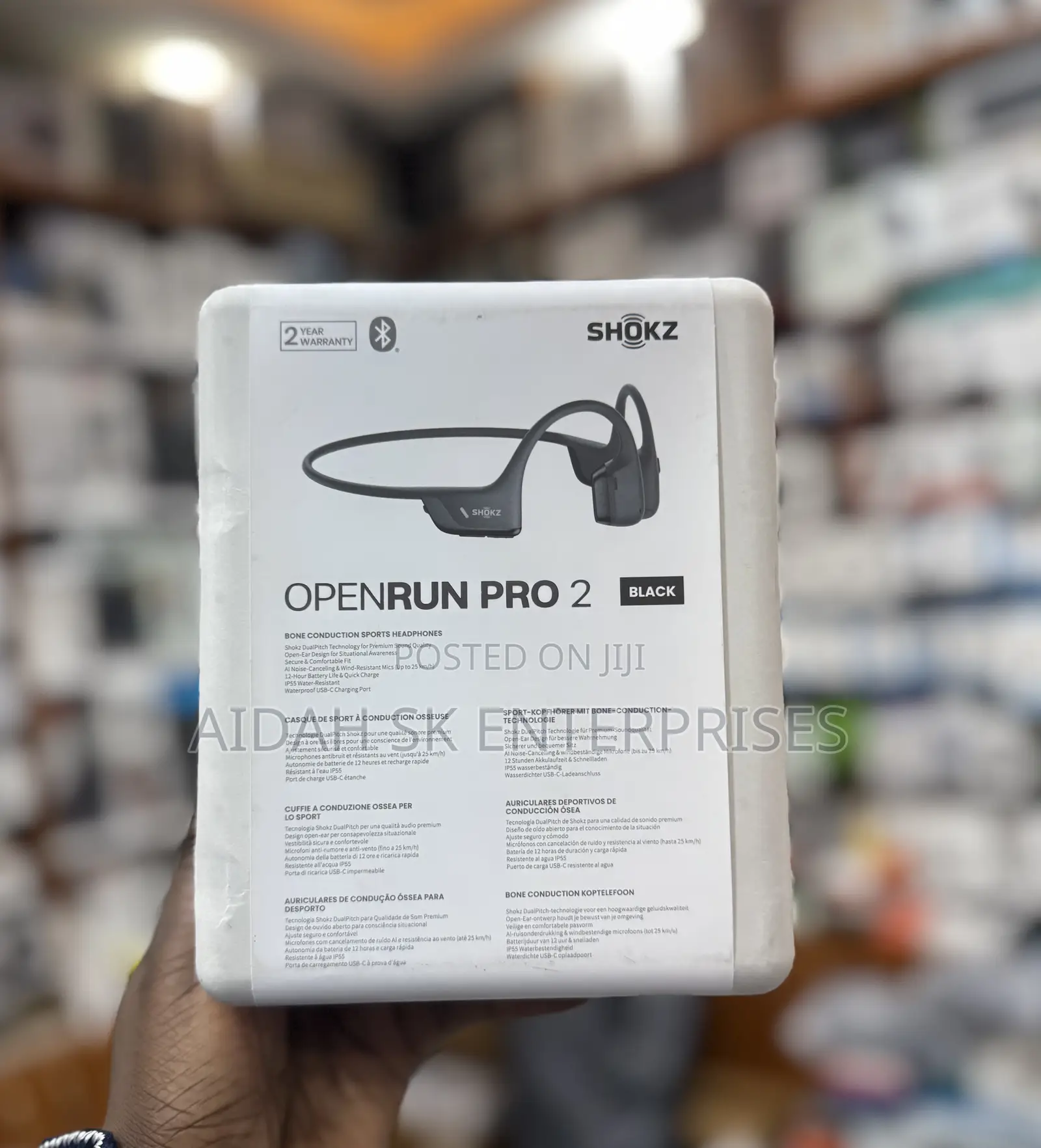 Shokz Openrun Pro 2 Bone Conduction Sports Headphones