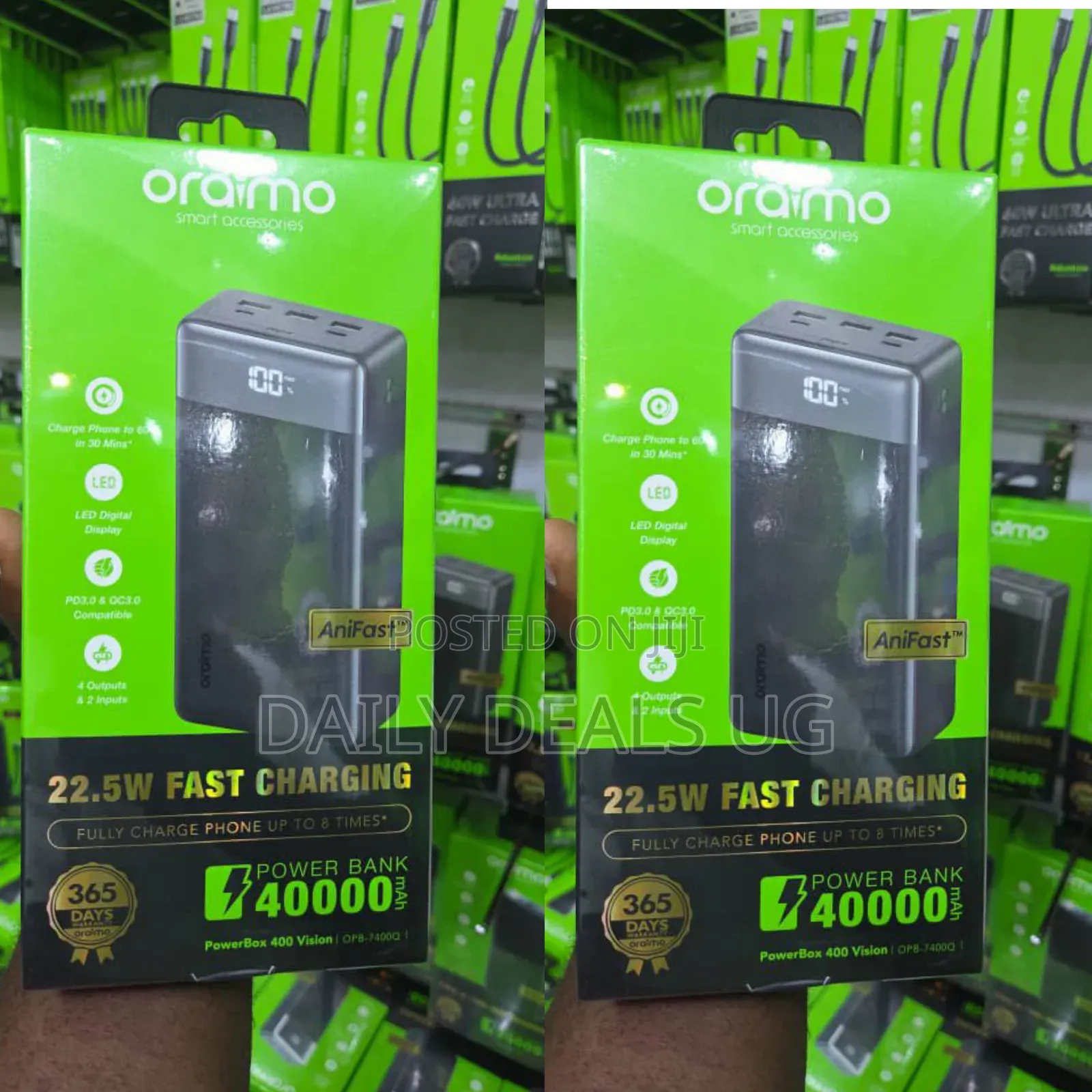 Oraimo Powerbox 400 Vision 40000mah Power Bank