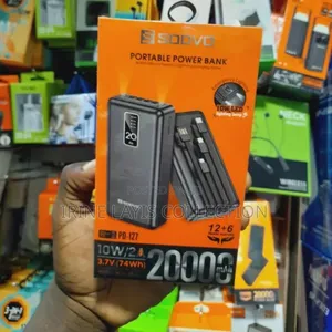 In1 Fast Charging Power Bank 20,000mah Battery -