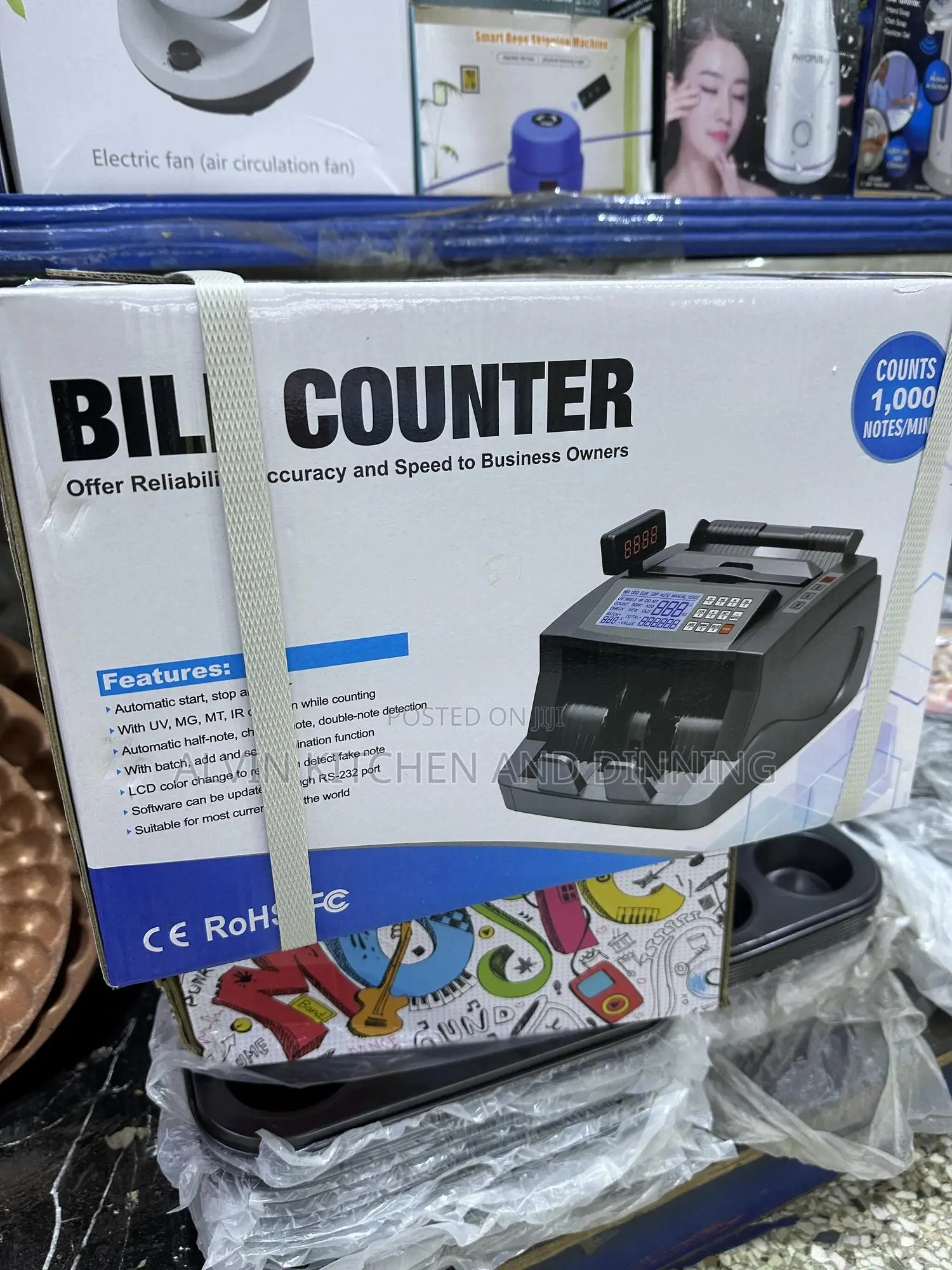 Bill Counter With Fake Money Detector