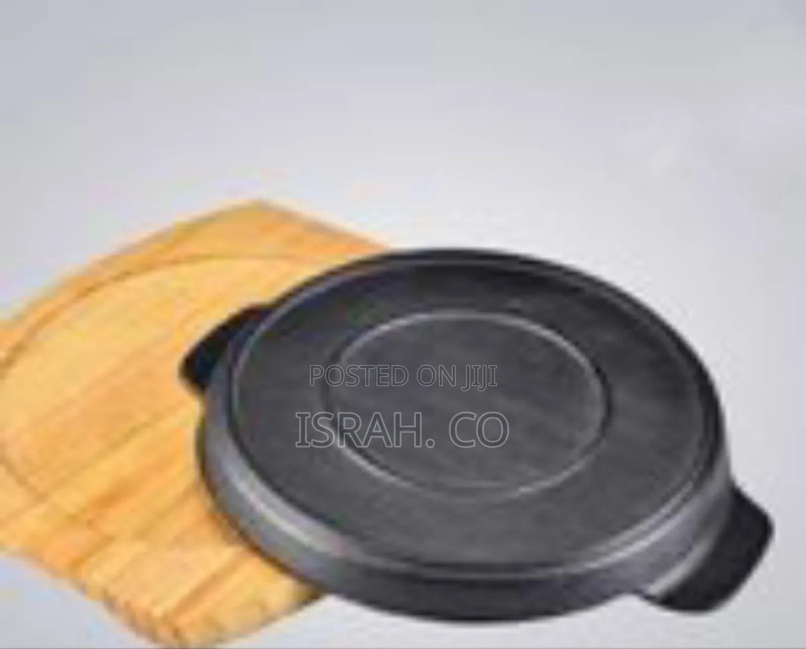 Versatile Round Cast Iron Grill Pan With Dual Handles