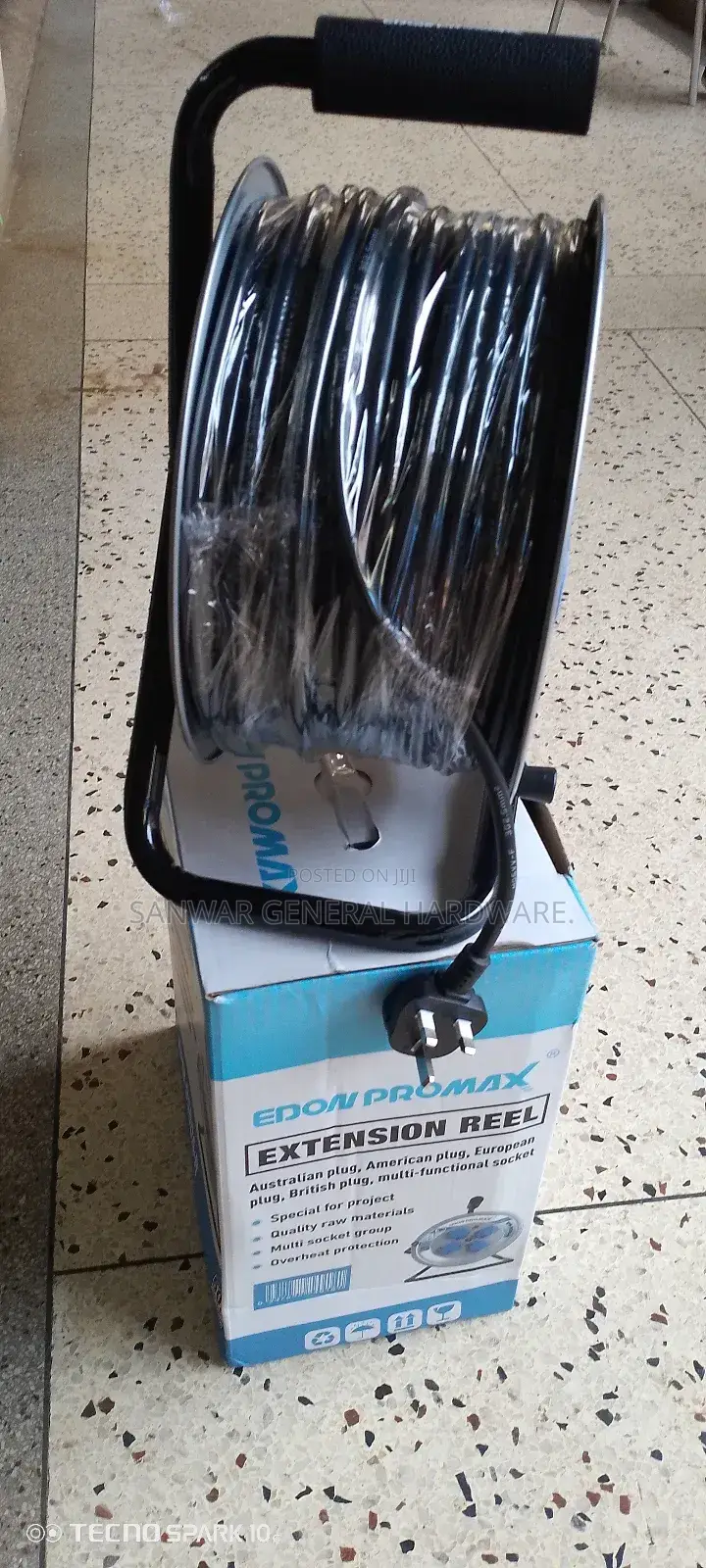 Edon Promax-50m Extension Cable Reel(2.5mm Cable,Heavyduty/Industrial)